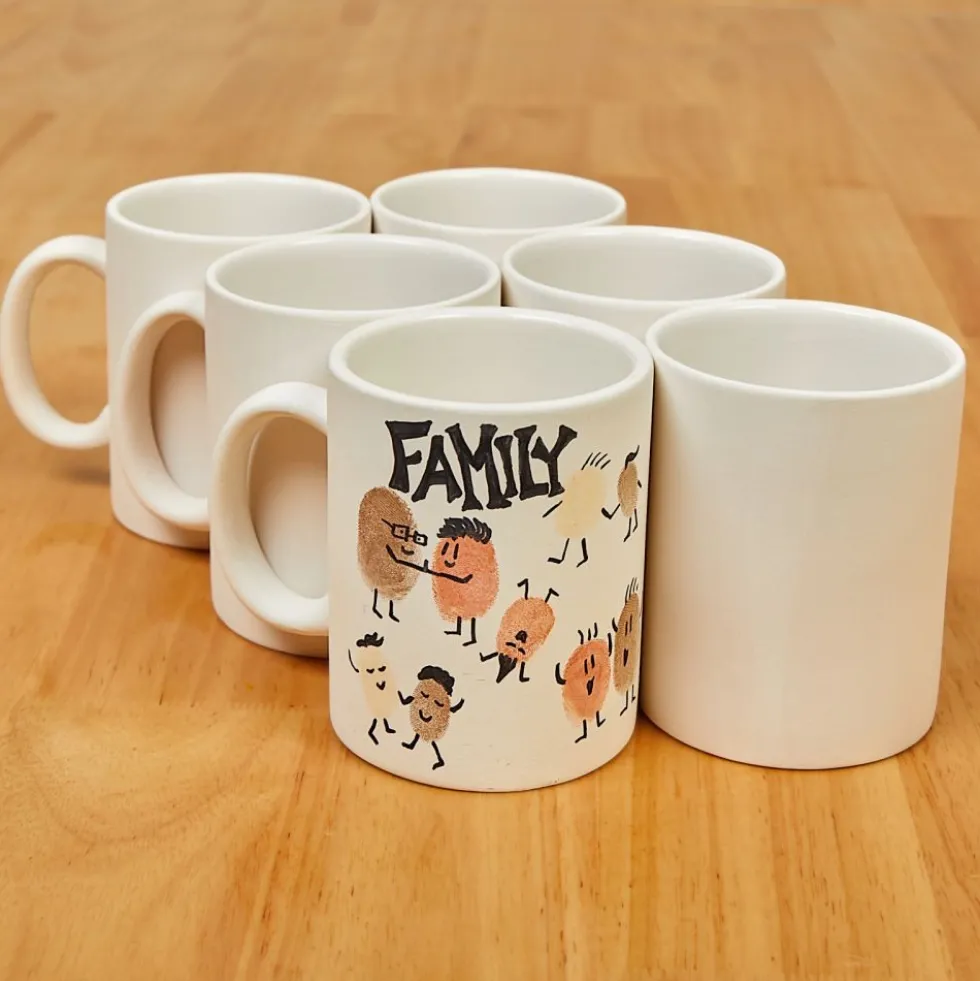 Colorations® Decorative Mugs and Plates set of 12