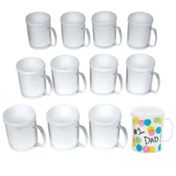 Colorations® Design Your Own Decorative Mugs - Set of 12