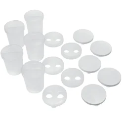 Colorations® Double-Dip Divided Paint Cups Set of 5