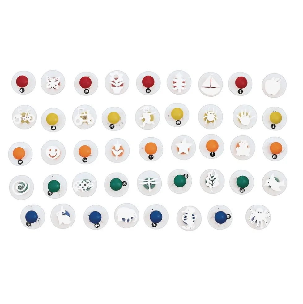 Colorations® Easy Grip Stampers Mega Value Pack - 40 Pieces