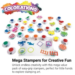 Colorations® Easy Grip Stampers Mega Value Pack - 40 Pieces
