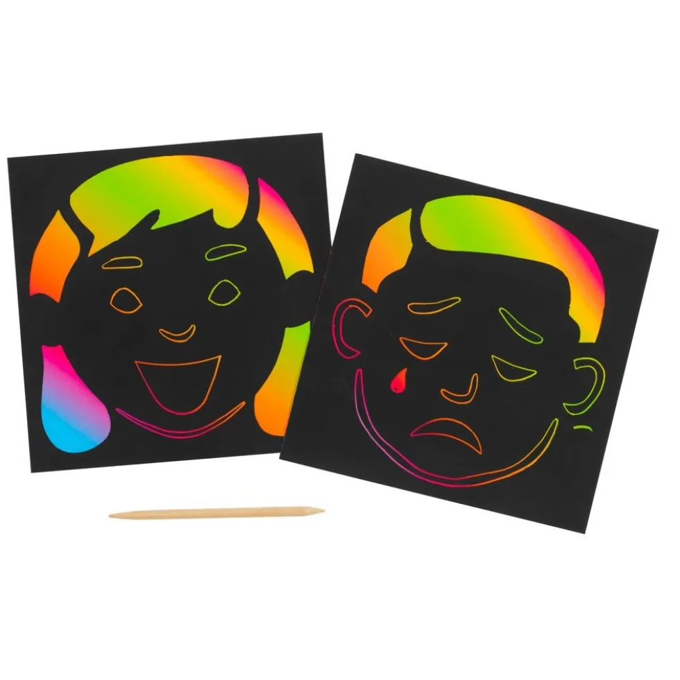 Colorations® Emotions Scratch Art Kit