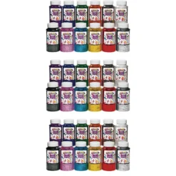 Colorations® Extra-Safe Plastic Glitter, 3 lbs. - Set of All 12
