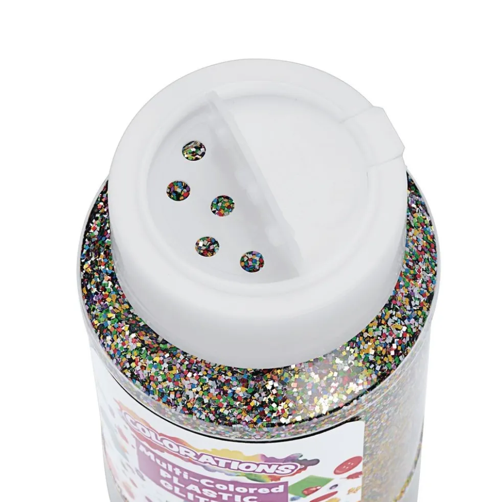Colorations® Extra-Safe Plastic Glitter, 3 lbs. - Set of All 12