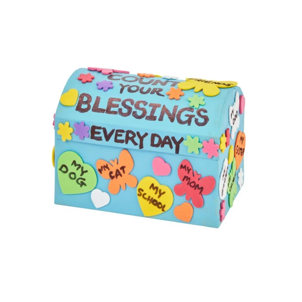 Colorations® Faith Based Blessings Box Craft Kit - Makes 12 Crafts