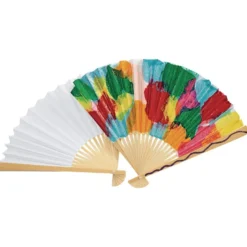 Colorations® Fantastic Blank Paper Fans - Set of 12
