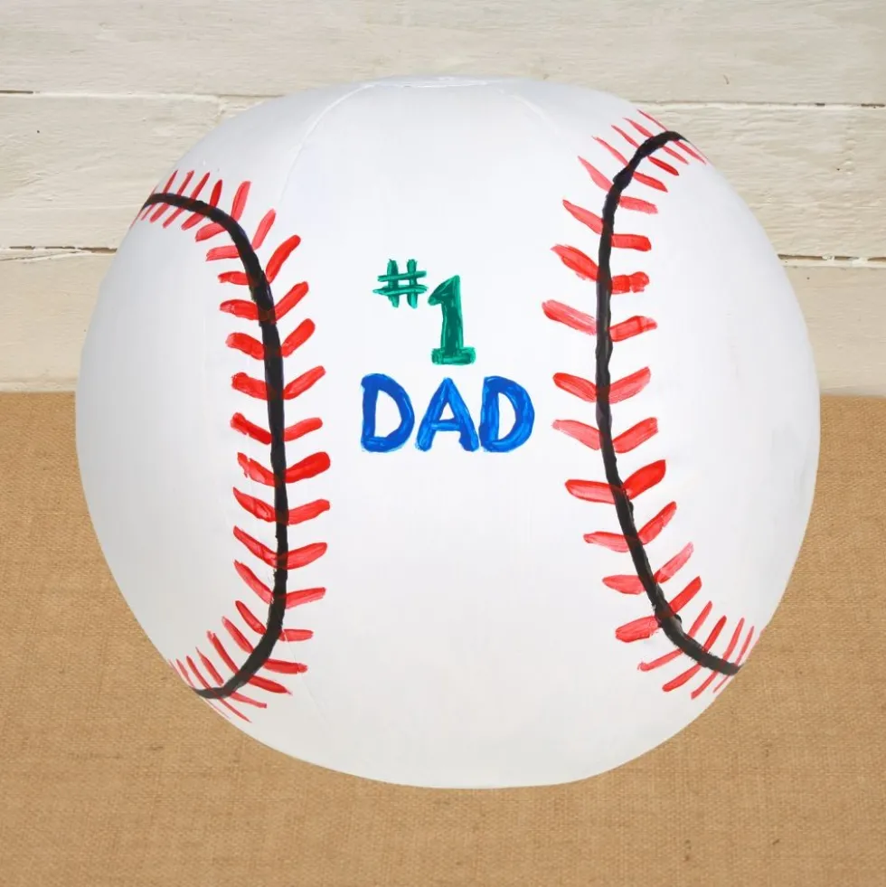Colorations® Father’s Day Game Day Beach Ball Craft Kit - Makes 12 Crafts