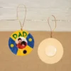 Colorations® Father’s Day Hanging Photo Ornament Craft Kit - Makes 12 Craft