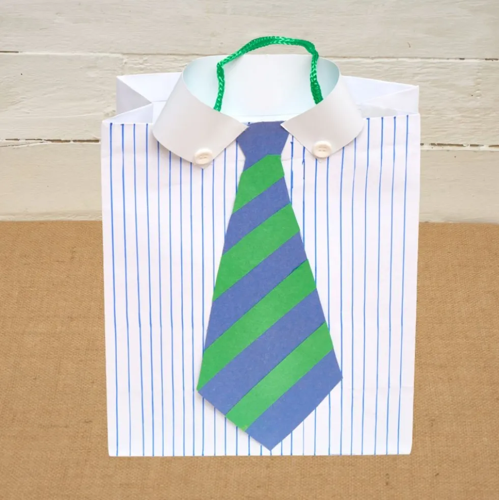 Colorations® Father’s Day Shirt & Tie Craft Bag Kit - Makes 24 Crafts