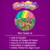 Colorations® Fun Foam Shapes, 1/2lb.