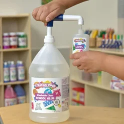 Colorations® Heavy-Duty Glue Pump Dispenser Kit - Set of 3