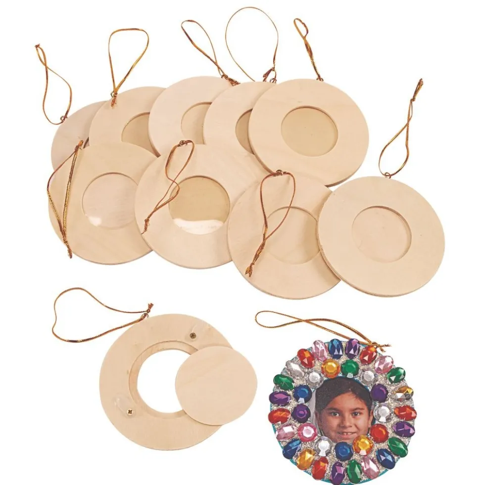 Colorations® Holiday Glitter Frame Ornament - Makes 12 Crafts