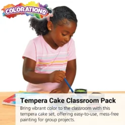 Colorations® 36 Individual Tempera Cake Classroom Pack