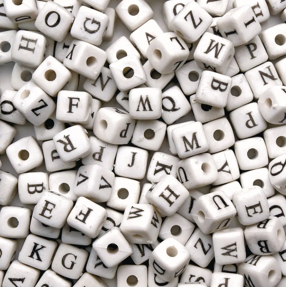 Colorations® Jumbo Alphabet Beads - 260 Pieces