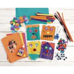Colorations® Jumbo Colored Wood Craft Sticks - 500 Pieces