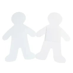 Colorations® Jumbo People Shape with Notepad - Set of 24