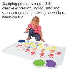 Colorations® Jumbo Washable Stamp Pads Value Pack - Set of 12