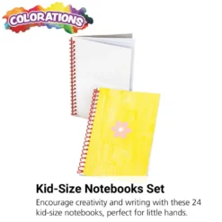 Colorations® Kid-Size Notebooks - Set of 24