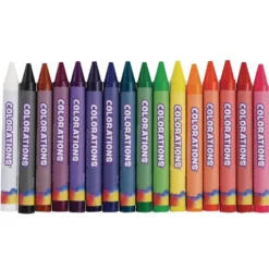 Colorations® Large Crayons, 16 Colors, Value Pack - Set of 400