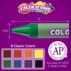 Colorations® Large Crayons - 8 Colors, Set of 400