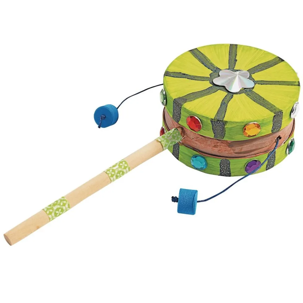 Colorations® Lucky Rhythm Spin Drum Art - Makes 12 Crafts