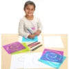 Colorations® Mindfulness Stencils - Set of 6