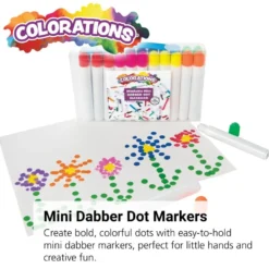 Colorations® Mini Dabber Dot Markers - Set of 24