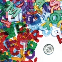 Colorations® Mini Letter Jewels - 8 of each letter, Total of 208 Pieces
