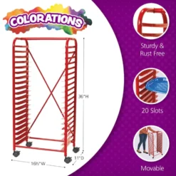 Colorations® Mobile Art Rack