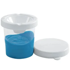 Colorations® No-Spill White Lid Paint Cups - Set of 10