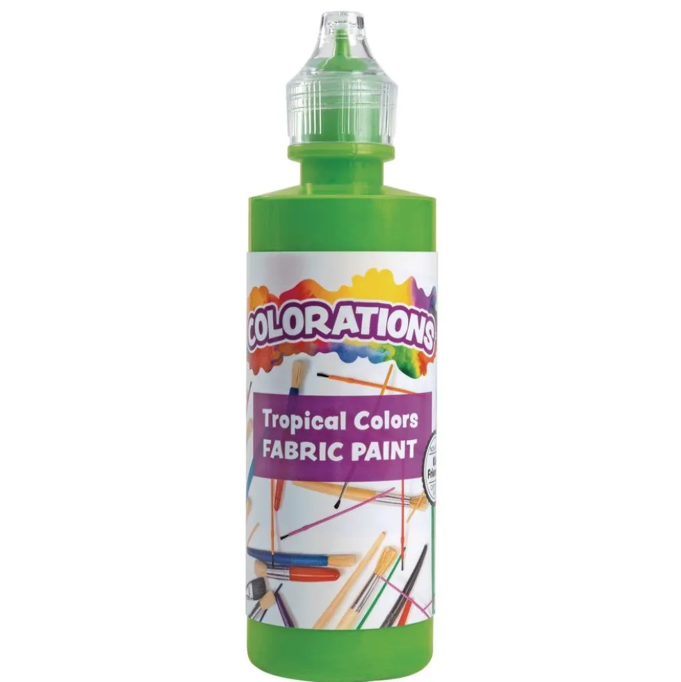 Colorations® 4 oz. Fabric Paint Tropical Colors - Set of 6