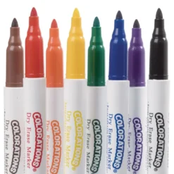 Colorations® 12 Packs of Dry Erase Markers, Fine Tip, 12 Sets