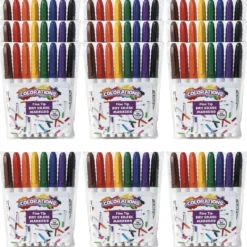 Colorations® 12 Packs of Dry Erase Markers, Fine Tip, 12 Sets
