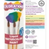 Colorations® Paraben-Free Liquid Watercolor Paint Tropical Colors, 8 oz. - Set of 8