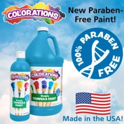 Colorations® Paraben-Free Simply Tempera - 16 oz. Turquoise