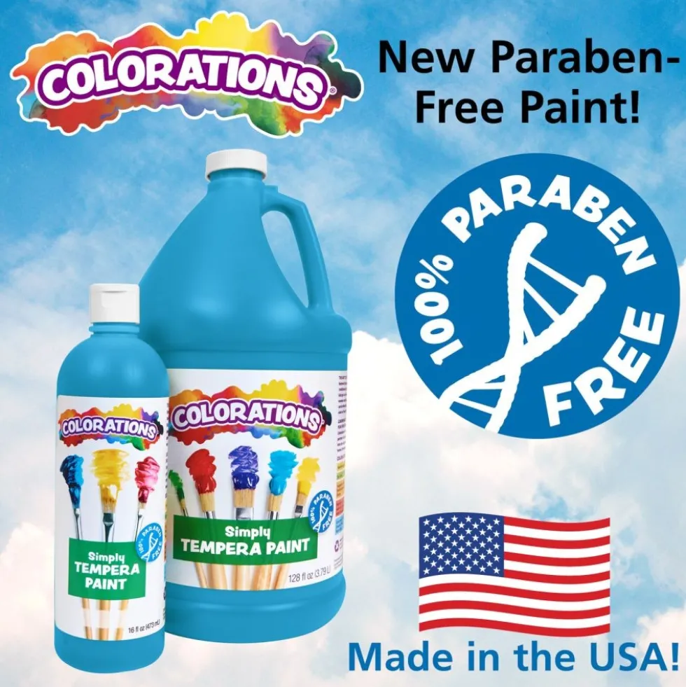 Colorations® Paraben-Free Simply Tempera Paint 16 oz. - Light Green