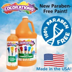 Colorations® Paraben-Free Simply Tempera Paint 16 oz. - Red