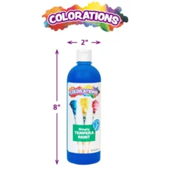 Colorations® Paraben-Free Simply Tempera Paint 16 oz. - Set of 6