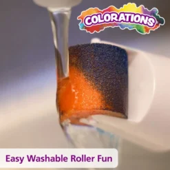 Colorations® Paraben-Free Simply Washable Tempera Paint Roller Set, 6 Metallic Colors