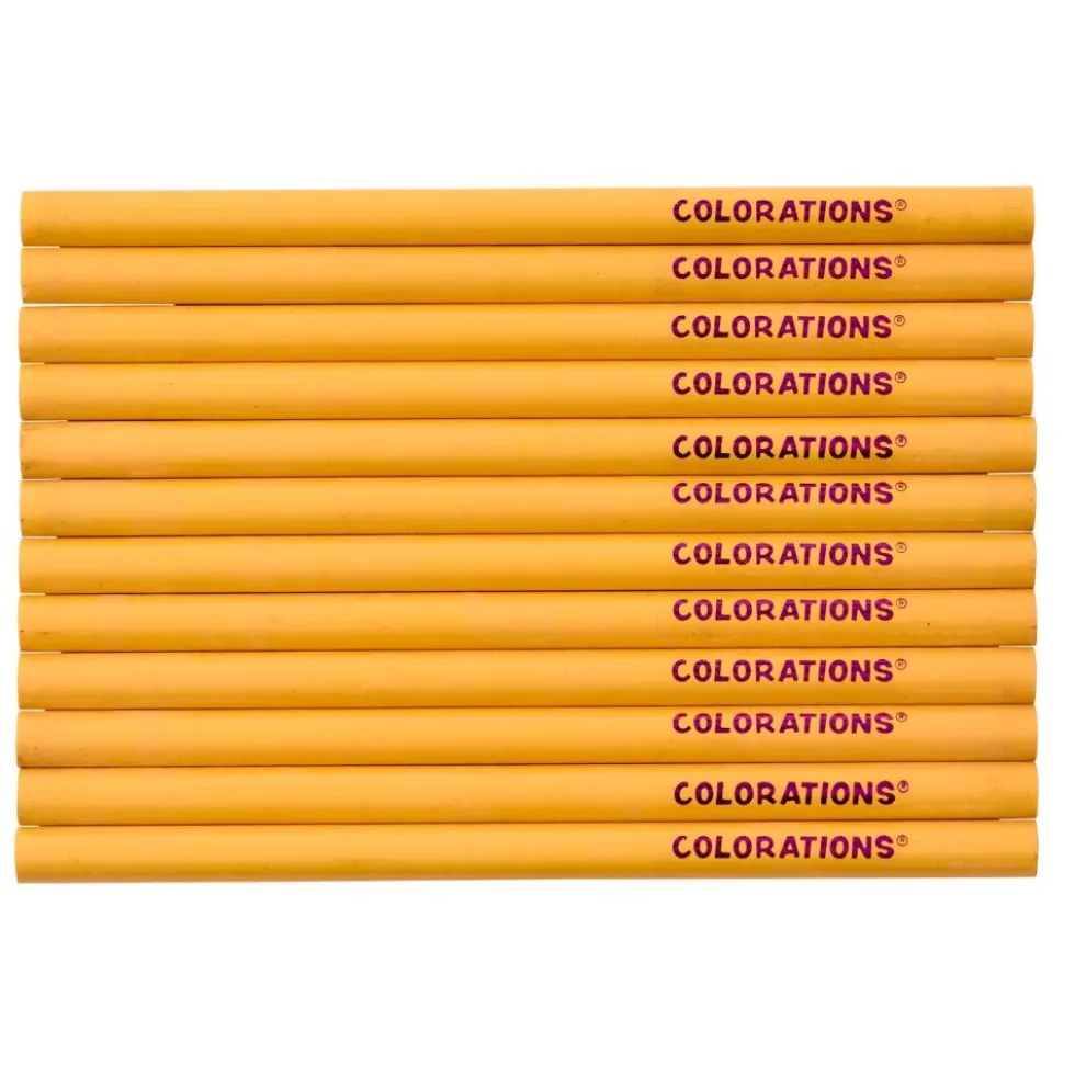 Colorations® Primary Pencils - Without Erasers, Set of 12