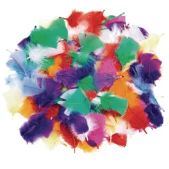 Colorations® Rainbow Feathers - 3 oz.