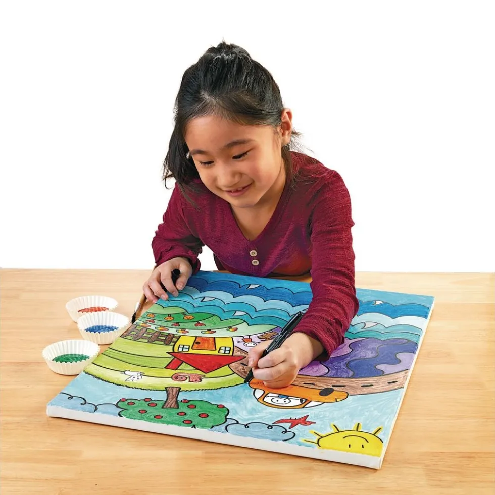 Colorations® Real Stretched Canvas Extra Large - Set of 6, 16" x 20"
