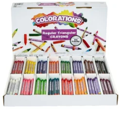 Colorations® Regular Size Triangular Crayons Value Pack - Set of 208