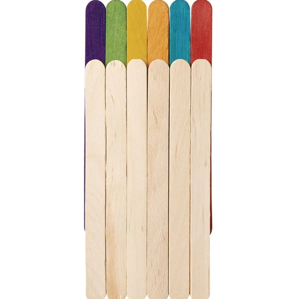 Colorations® Regular Wood Craft Sticks - 1000 Pieces