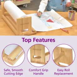 Colorations® Rubberwood Paper Roll Dispenser 18 Inches