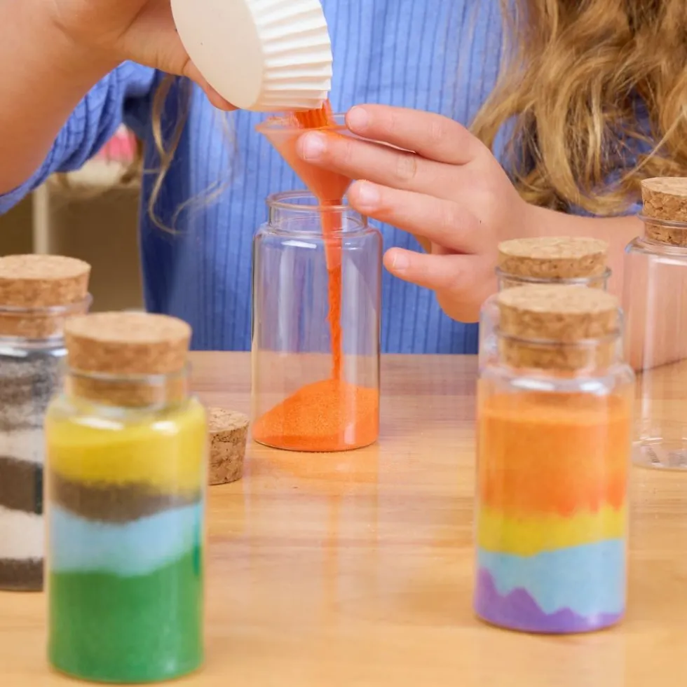 Colorations® Sand Art Bottles - Set of 48