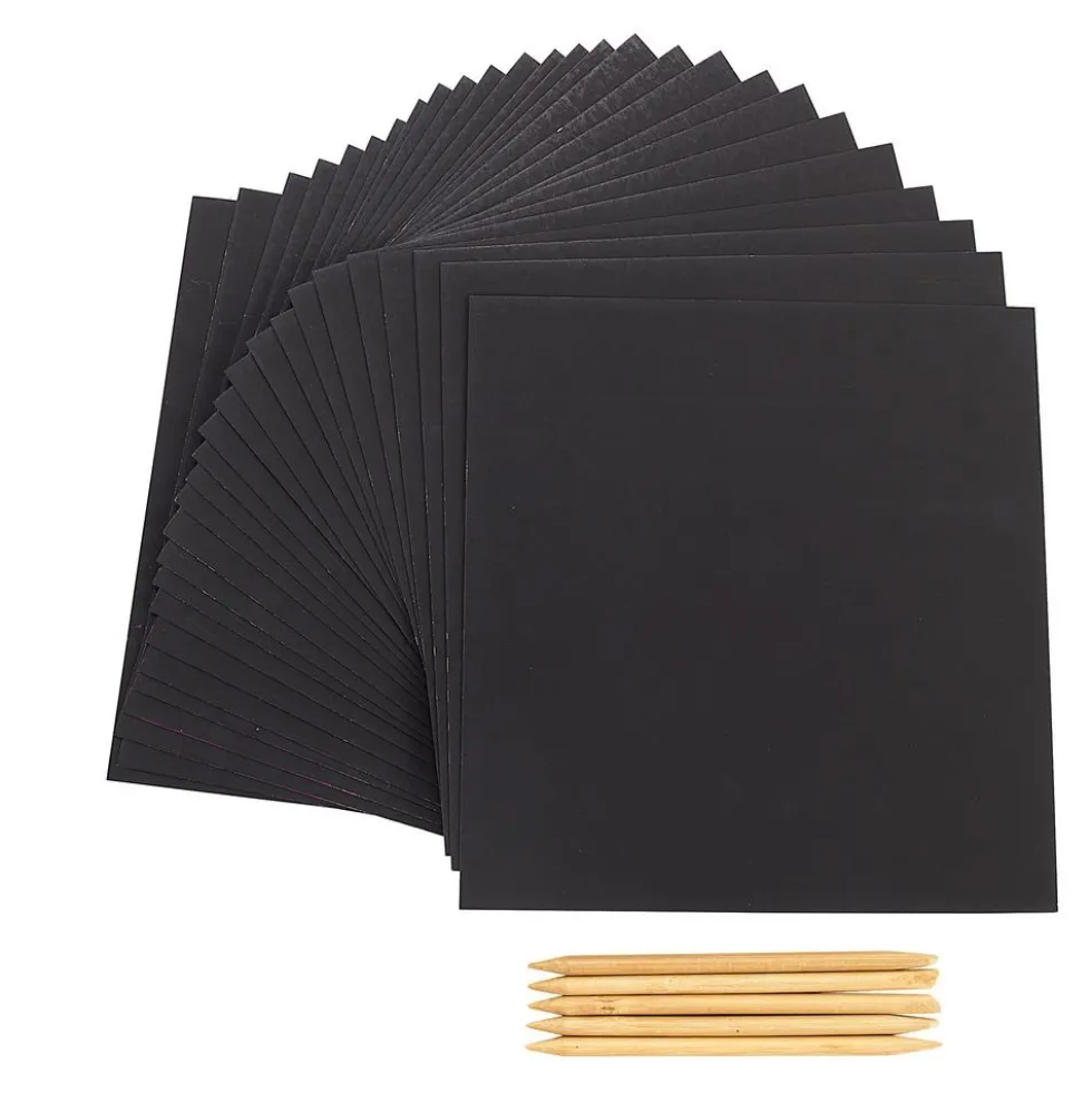 Colorations® Scratch Art Boards and Mindfulness Stencils