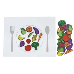 Colorations® Self-Adhesive Fruit & Veggie Foam - 500 pieces