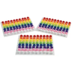 Colorations® Self-Adhesive Pom-Poms 240 Pieces