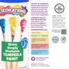 Colorations® Simply Shiny Washable Tempera, 16 oz. - Set of All 8